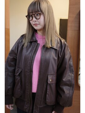 チャプター 問屋町(chapter) 髪質改善ケアブリーチダブルカラーミルクティーベージュ韓国ヘア