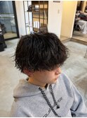 ゆるふわ質感シャドウパーマ