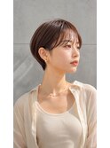 抜け感ショート×ニュアンスヘアハンサムショートコンパクトボブ