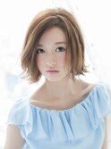 ふんわりストレートボブ
