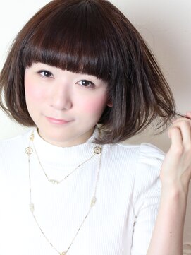 ヘアデザイン ル クール(hair design Le coeur) ワンカールショートボブ＆グロスカラー＆髪質改善トリートメント