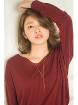 【MINX八木】こなれ感のある外ハネウルフボブ