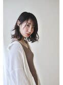 ランダムパーマで大人カジュアル