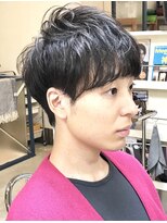 ヘアアンドメイクフリッシュ(HAIR&MAKE FRISCH) ツーブロック×ミックスパーマ風スウィングマッシュ