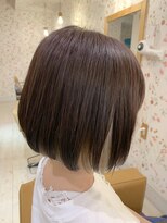 アトリエコパン(atelier copan)&nbsp;ミニボブベージュホワイトインナーストレートバージョン