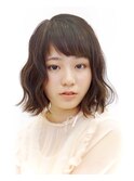 【角川裕太】ガーリーな小顔スイングボブ