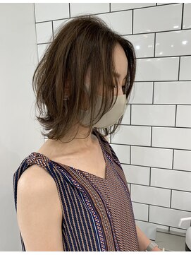 ヘアーワークスヴィクサス(HAIR WORKS VIXUS) 【山口圭亮】大人ボブ/マットベージュ