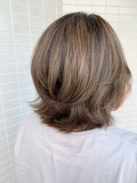 オーシャン(Ocean)&nbsp;[OCEAN Hair&Life藤原純] 明るい白髪染め×ハイライトカラー☆