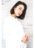 【LoE/天王寺あべの】大人黒髪シンプルボブ