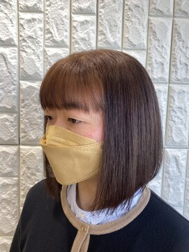 ヴェール レッシュブ 茂原店(Belle Lecheveu) 前下がりボブ