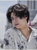 韓流センターパートツーブロックツイストスパイラルパーマ