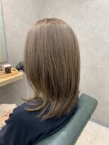 リベストバイジェービー 稲毛(li best. byjb)&nbsp;ペールベージュ/セクションカラー/外ハネボブ[稲毛/稲毛駅]