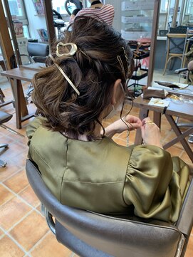 ルチア ヘア ステラ 京都店(Lucia hair stella) ハーフアップ/ヘアアレンジ/ヘアセット/学割U24/京都/河原町