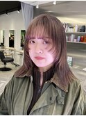 ハッシュカット×艶カラー♪
