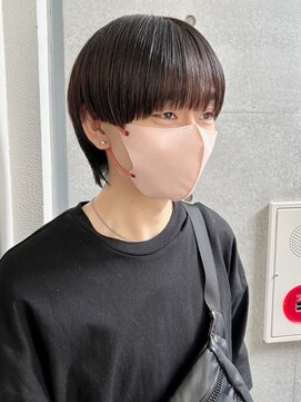 ネオリーブ クーロ メゾン 横浜(Neolive curro Maison) 韓国風マッシュ×黒髪メンズショート【メンズ】