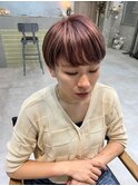 ハイトーンショート ラベンダーベージュ