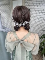 フェリーチェ(Felice)&nbsp;ツインヘア　ヘアセット　お団子　ひつじヘア