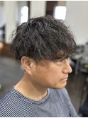 ビジネスマンメンズカット メンズパーマ スパイラルパーマ
