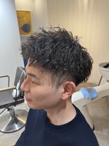 アメラボ(AmeLab)&nbsp;ショートアップバングツイストスパイラルパーマ名古屋天白区