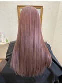 30代女性 ピンクベージュ