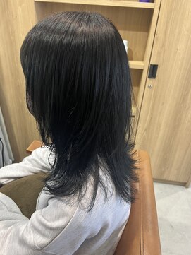 テラスヘア 新潟駅南(TERRACE hair) 【艶髪】暗髪で重たくなりたくない方に◇四角ダークグレージュ