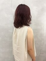 エンドリンク(endlink)&nbsp;ボルドーカラー×ミディアムパーマ