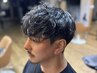 《メンズ》デザインパーマ+カット ￥10,000