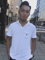 ルックグッドストア タカラヅカ(LOOK GOOD STORE TAKARAZUKA)&nbsp;メンズカットアップバングバーバーサイドパートダークアッシュ