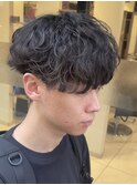波巻きパーマ/シャドウパーマ