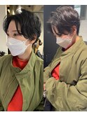 ショートヘア艶髪サラサラヘア
