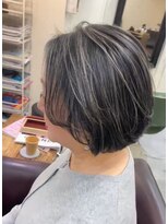 サンチャサロン(sancha salon) 撮影に向けて!白髪風ヘアへ