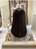 ロングストレート、艶髪