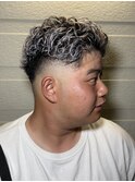 #サーフカール#スパイキーショート#ブルーブラック#柏