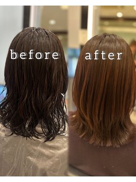 アピッシュ ギンザ(apish ginza) 浅子小百合/パーマに飽きた方、パーマを落としたい方