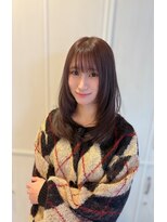 ヘアデザイン ファブロ(hair design FABRO.)&nbsp;【FABRO東】髪質改善/乾かすだけでまとまる艶セミロング