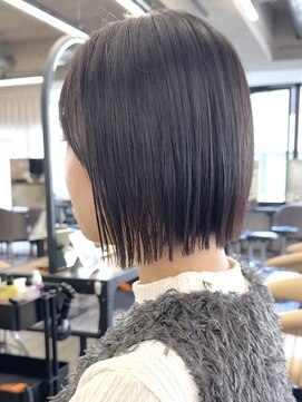 サンドイエナ 横浜店(sand yena) 横浜で広がりを抑える縮毛矯正ボブ
