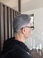 ヘアサロン ナノ(hair salon nano) ▼前髪上げのビジネススタイルです。ジェルスタイリングしてます