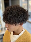 波巻きパーマ/フェザーパーマ/メンズパーマ