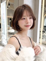 ロンドリメゾン 原宿(Lond re Maison.)&nbsp;レイヤーボブ/ミルクティーベージュ/髪質改善/顔周り/原宿