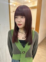 ハニー 町田(HONEY)&nbsp;ミディアムレイヤー/レイヤーカット/ダブルカラー/暖色カラー