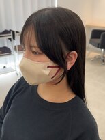 ソソ(soso.) ミディアムヘア/暗めカラー/グランマッシュ/木更津