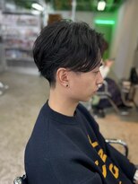 コム(COM)&nbsp;センターパート　フェザーパーマ