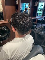 キングスマントーキョー カットクラブ 中野(KINGSMAN TOKYO CUTCLUB)&nbsp;ニュアンスパーマ/ツイストスパイラル/フェード[中野/MEN'S]