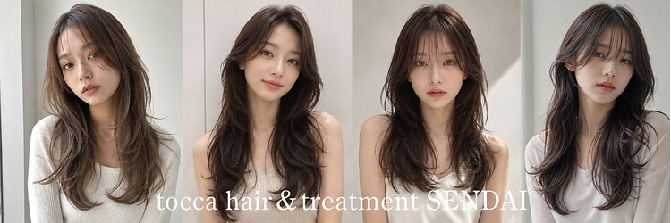 トッカ ヘアアンドトリートメント 仙台店(tocca)のサロンヘッダー