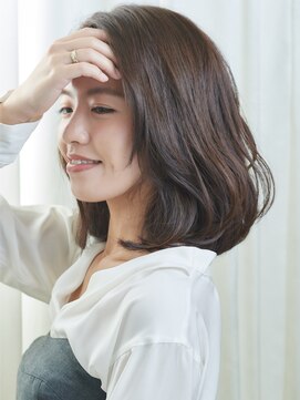 ウィルゴ(VIRGO) 【VIRGO】30代 フォギーブルージュ 大人艶ボブ バレイヤージュ