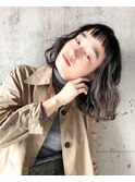 【SiSTA】 原博人 大人かわいい 小顔 セミロング パーマ
