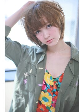 クロワ(croix) 【croix】  フリンジバング×innocent　ｓｈｏｒｔ