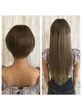 アンク クロス 新宿店(ANKHCROSS) 《ankhcross 渡邊 悠耶》 シールエクステ80枚ビフォーアフター