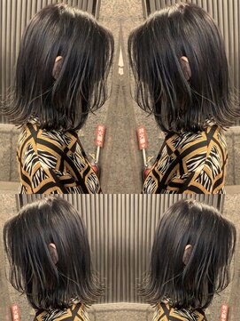 ウィルゴ(VIRGO) 耳かけボブ×オフィスも大丈夫な3Dハイライトイルミナカラー