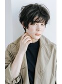 マッシュショートヘア 